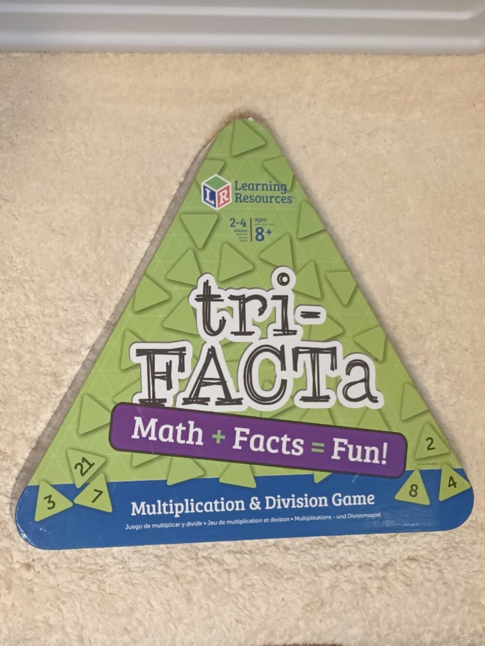 Learning Resources Tri-FACTa Multiplication And Division Game